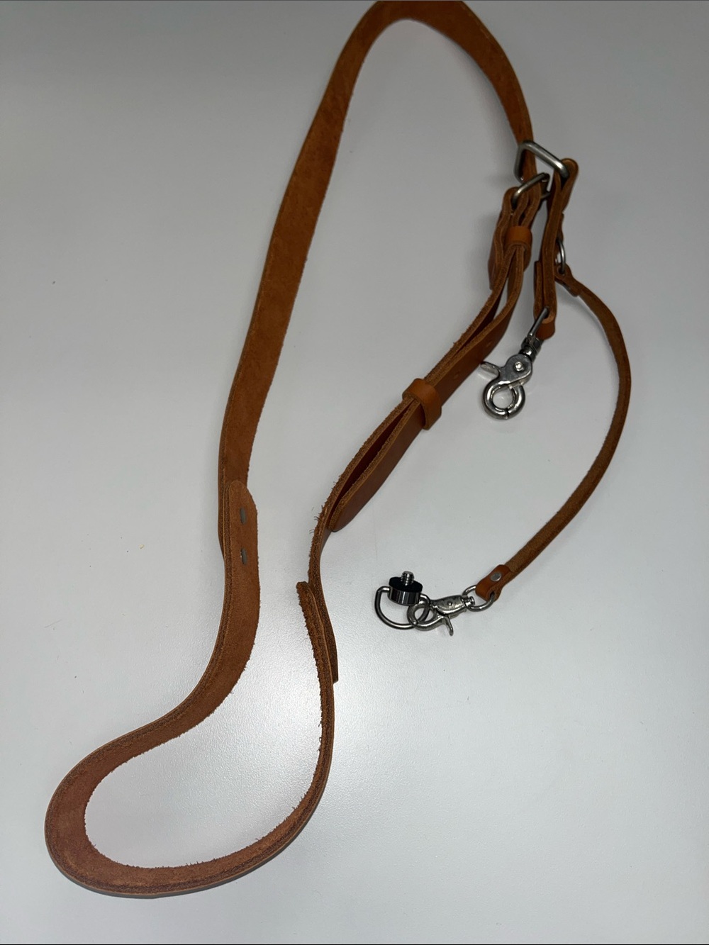 Coiro Terra Single Tan Leather Camera Strap with Metal Clips